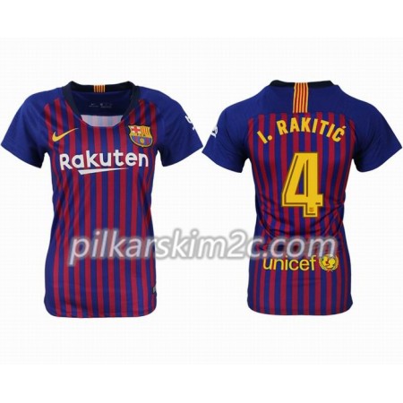 Koszulka FC Barcelona RAKITIC 4 Kobiet Główna 2018-2019 - Koszulki Piłkarskie